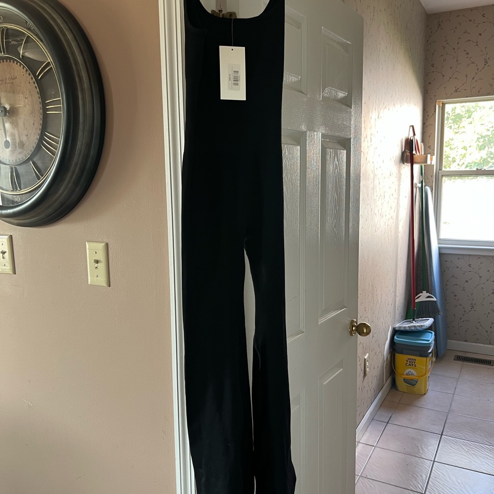 Sleek Black Women's Jumpsuit